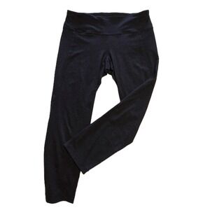 Zella Womens Black Athleisure Cropped Leggings Yoga Workout Fitness Pants Size S